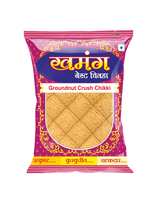 Crush Groundnut Chikki - Made with 100% Jaggery